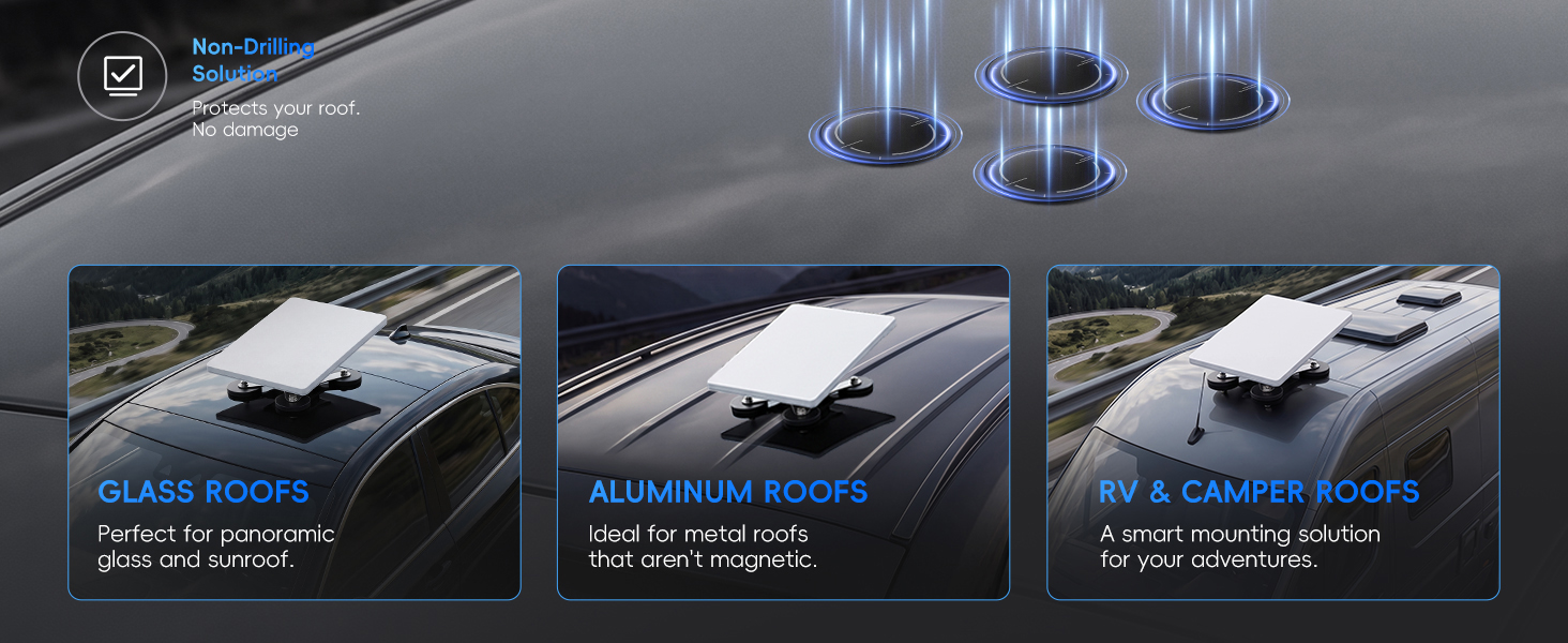 MOUNT STARLINKONN ON-MAGNETIC ROOFS