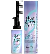 gowwim Hair Straightener Cream With Comb Long-Lasting Frizz Control Heat Protection up to 230°c (...