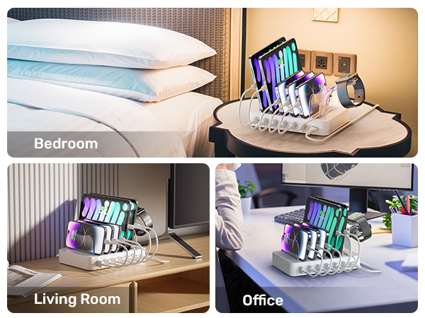 USB Charger Station for Multiple Devices