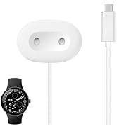 Miimall for Pixel Watch 4 Charger Dock, Fast Charge Type-C Chargeing Cable, 2 Pin Cord Matte Side...