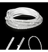 YAWUROU 16.4 FT Bling Car Trim Strip, Self-Adhesive Rhinestone Car Decor Trim, Glitter Crystal DI...