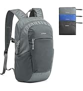G4Free Packable Hiking Backpack 20L Lightweight Foldable Travel Daypack with Thickened Back Panel...