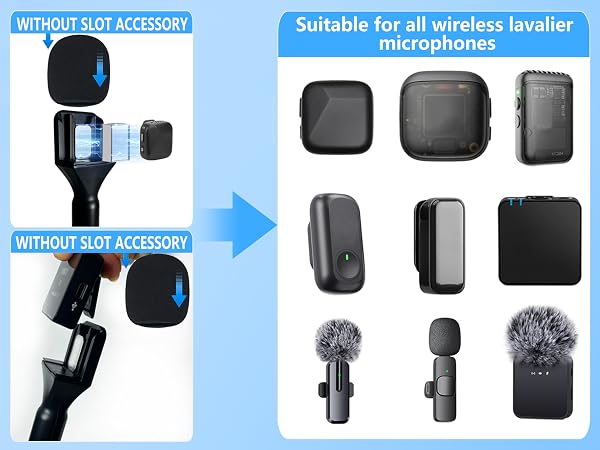 mic holder,wireless mic adapter,dji mic,dji mic 3,dji mic mini 2,rode wireless go 2,microfono rode
