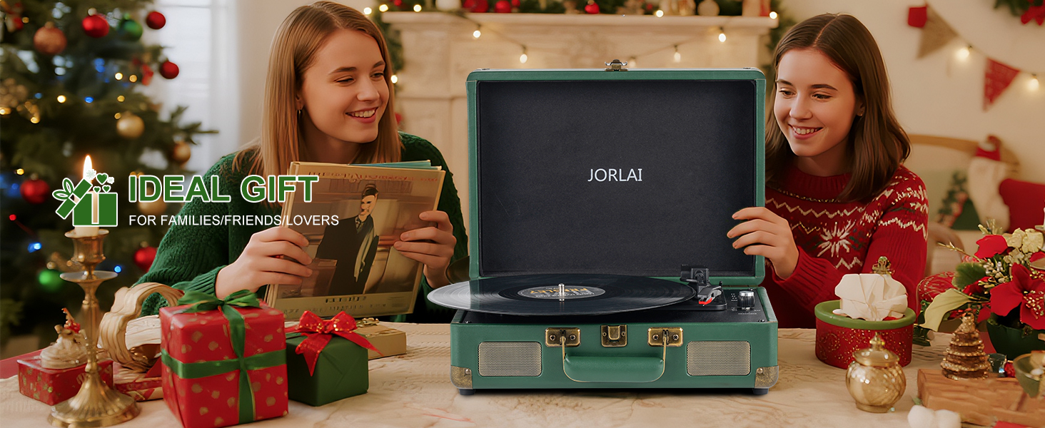 Record Player Portable with Bluetooth Connection USB Playback