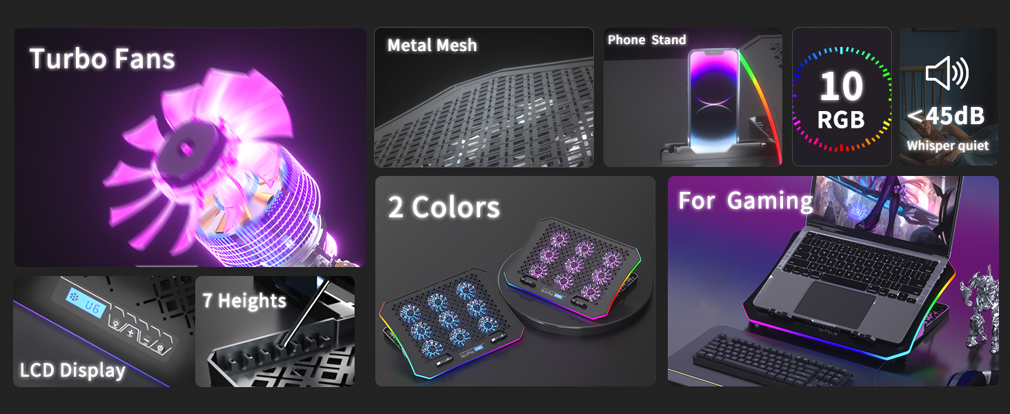 More details of the KeiBn laptop cooler