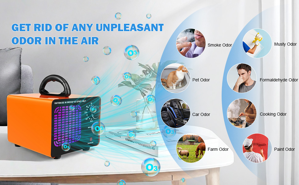 ozone odor eliminator
