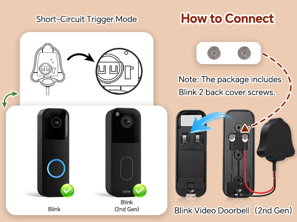 Blink doorbell chime
