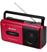 G Keni Portable Cassette Tape Player Recorder, AM/FM Radio Cassette Player with Built in Speaker,...