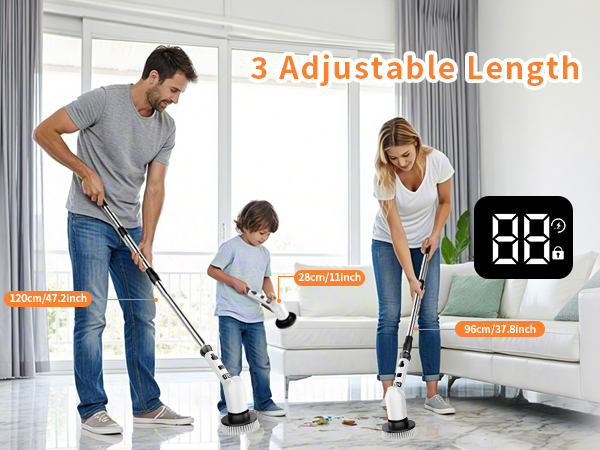 shower spin brush for cleaning