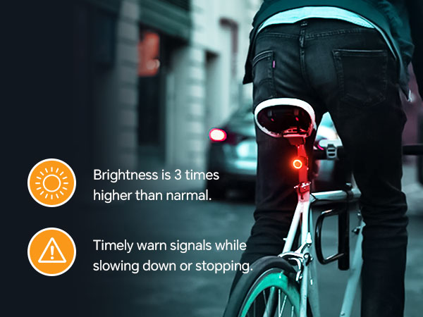 ultra-smart bike tail light