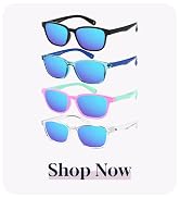 Yogo Vision Toddler Sunglasses Polarized Little Kids Sunglasses for Girls Boys Age 2-6 Pack of 4