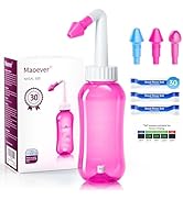 Neti Pot Sinus Rinse Bottle Nose Wash Cleaner Pressure Rinse Nasal Irrigation for Adult &amp; Kid BPA...