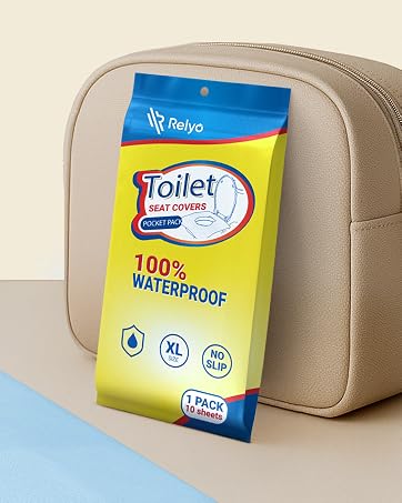 relyo toilet seats covers disposable for adults and kids travel accesories