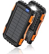 Power-Bank-Solar-Charger - Solar Power Bank,Portable Charger 42800mAh,External Battery Pack 5V3.1...