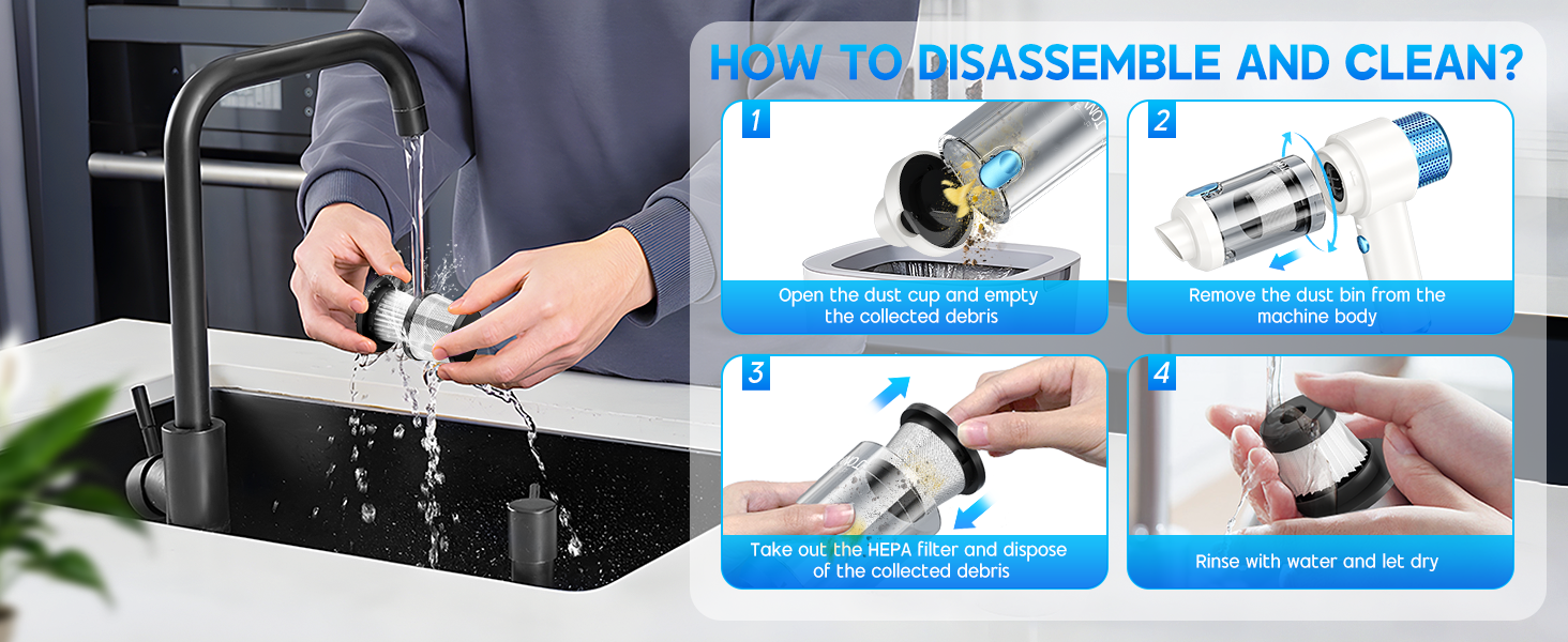 HOW TO DISASSEMBLE AND CLEAN?