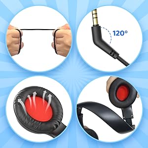 kids headphones wired