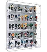 AITEE Acrylic Display Case with Mirrored Back, Display Cabinet for Mini Funko Pop Figures, Dust-P...