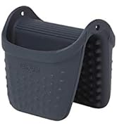 Dexas PinchMitt Silicone Oven Mitt - Single Heat Resistant Glove to 450°F, Non-Slip Grip, Dishwas...