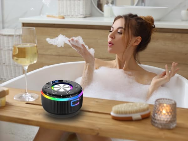 shower speaker bluetooth waterproof