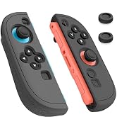PAWDIARY Switch 2 Controller Handle Silicone Case, Frosted Switch 2 2025 Protective Cover for Lef...