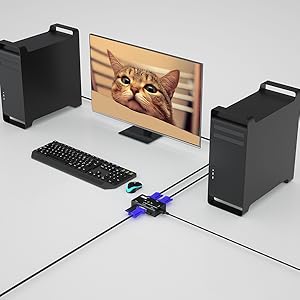 4 ports vga kvm switch