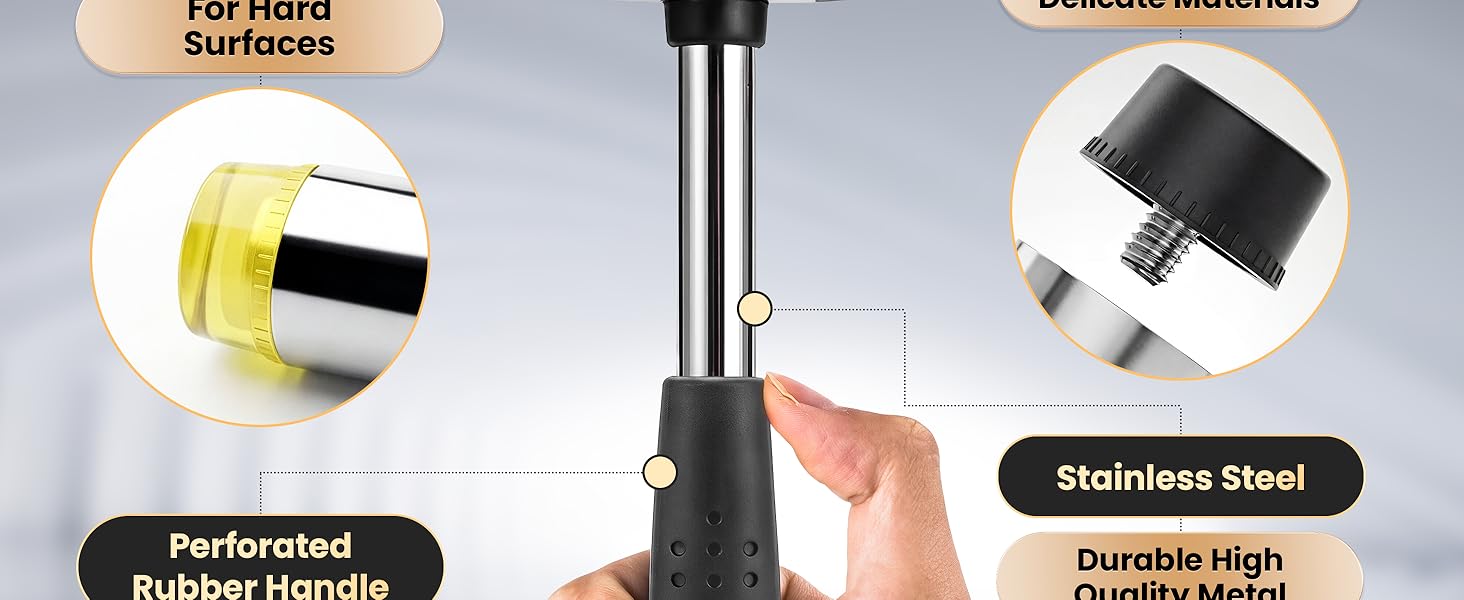 Plastic Head For Hard Surfaces