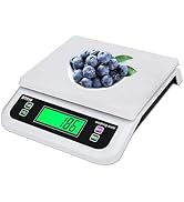 Large Digital Kitchen Scale 66lb/30kg Food Scales for Kitchen with Tare and Prep Counting Baking ...