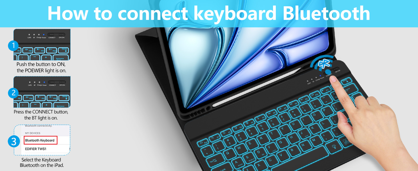 ipad air 13 inch case keyboard