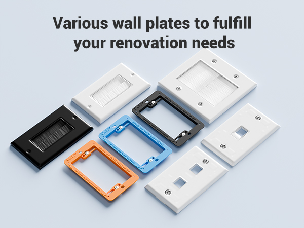 wall plate cable pass through