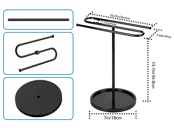 towel holder stand