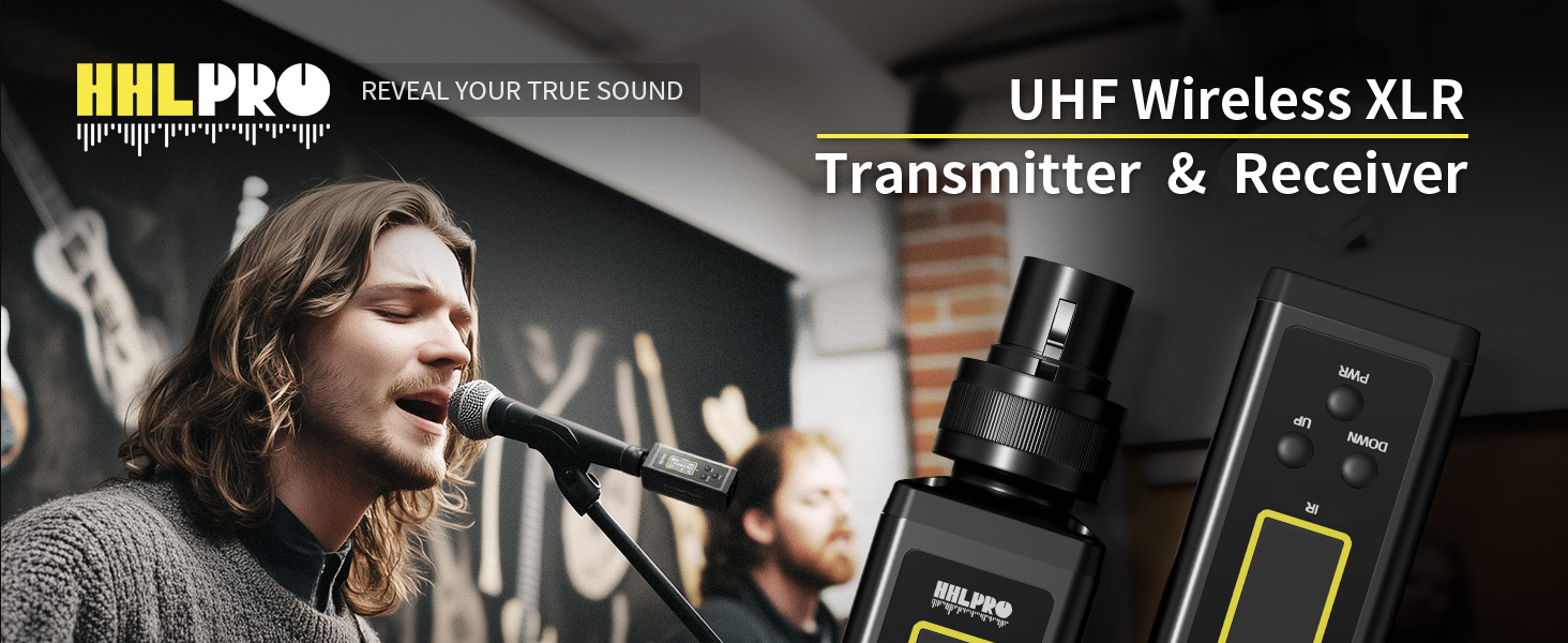 Wireless XLR Transmitter and Receiver