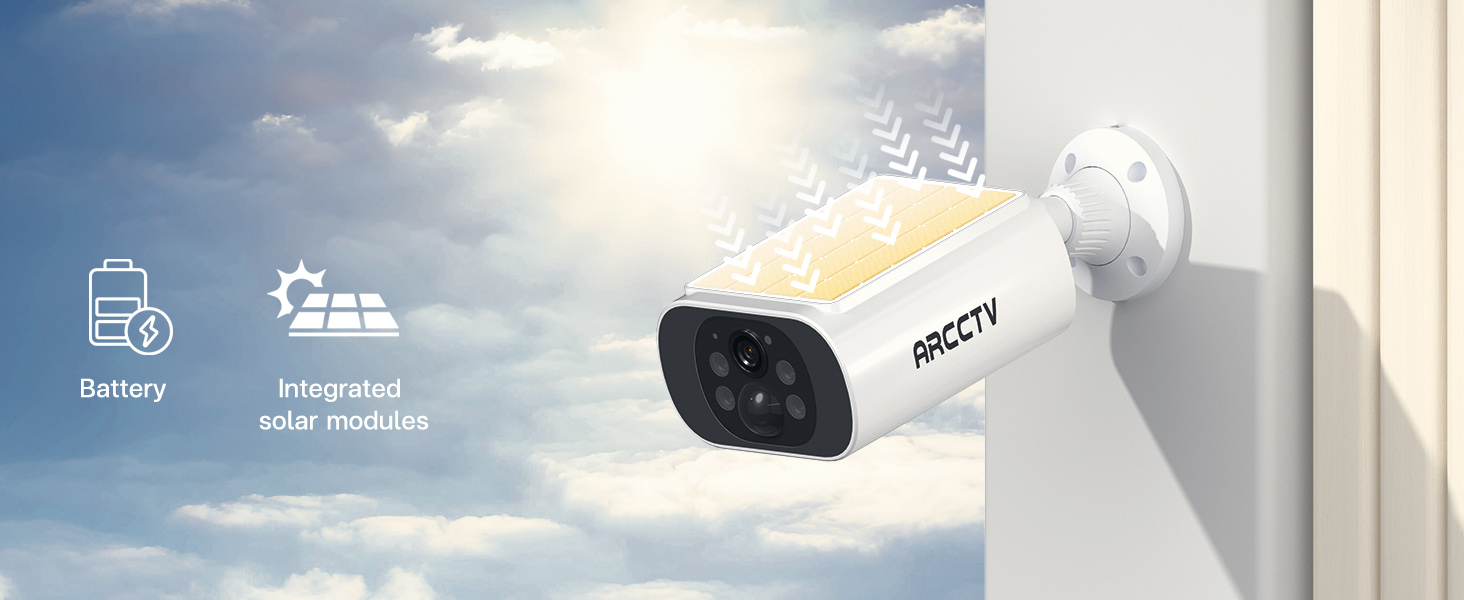 Solar Security camera outdoor