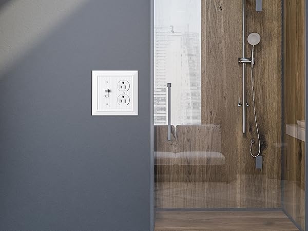 2 gang toggle/duplex Wall plates Outlet covers Switch plates Light switch cover