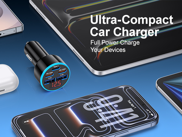 car usb charger multi port