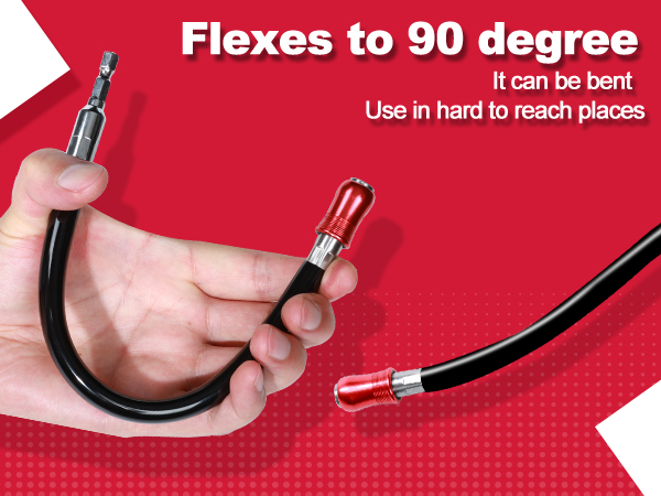 Flexible drill bit Extension