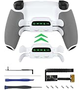 CHARM FOCUS Remap Kit with 4 Back Paddles for PS5 Controller BDM-030/040/050 , DIY PS5 Controller...
