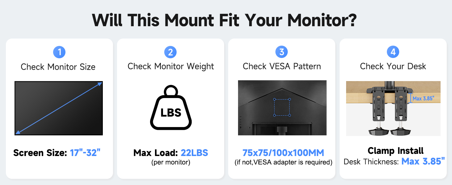 triple monitor stand monitor desk mount