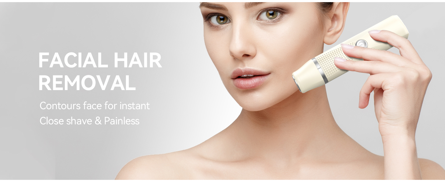 Facial Hair Removal for women electric razor for face