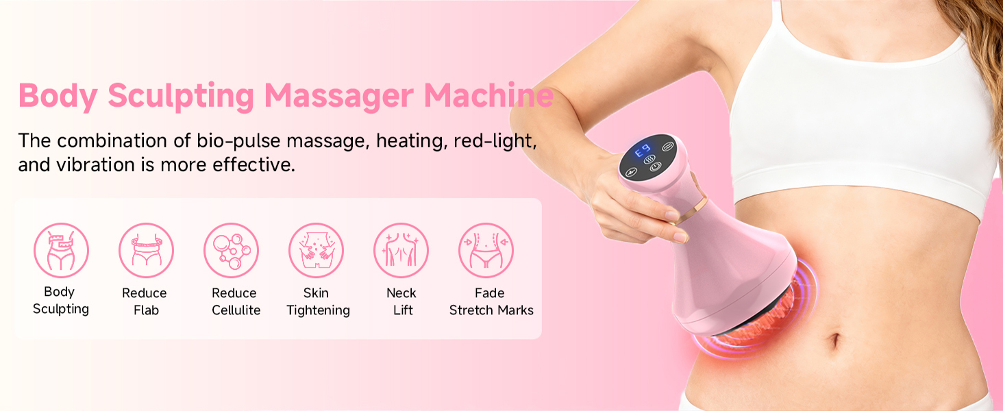 Lymphatic Drainage Massager - Anit Cellulite Massage Tool