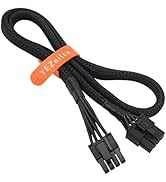 (2-Pack) YEZriler 8 Pin PCIe Cable for EVGA Power Supply, PCIe 8 Pin Male to 8 Pin (6+2) Male PCI...