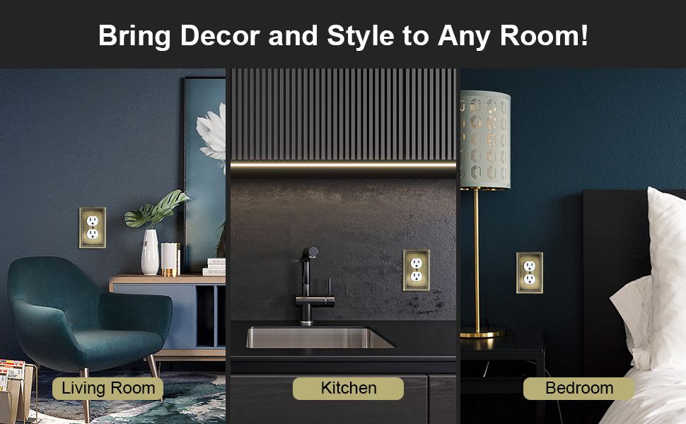 decorative switch plates and outlet covers