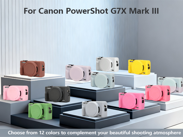 g7x iii brwon white case rubber case camera cover black gx 7 mark iii protector cover