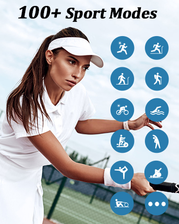 100+ sport modes