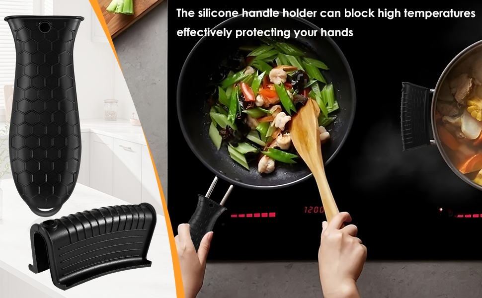 Heat Resistant Assist Pan Handle Sleeve for Frying Pan