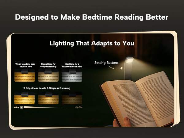 book light for reading in bed