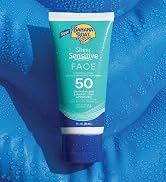 banana boat sheer sensative sunscreen, dermatologist approved sunscreen, lightweight sunscreen
