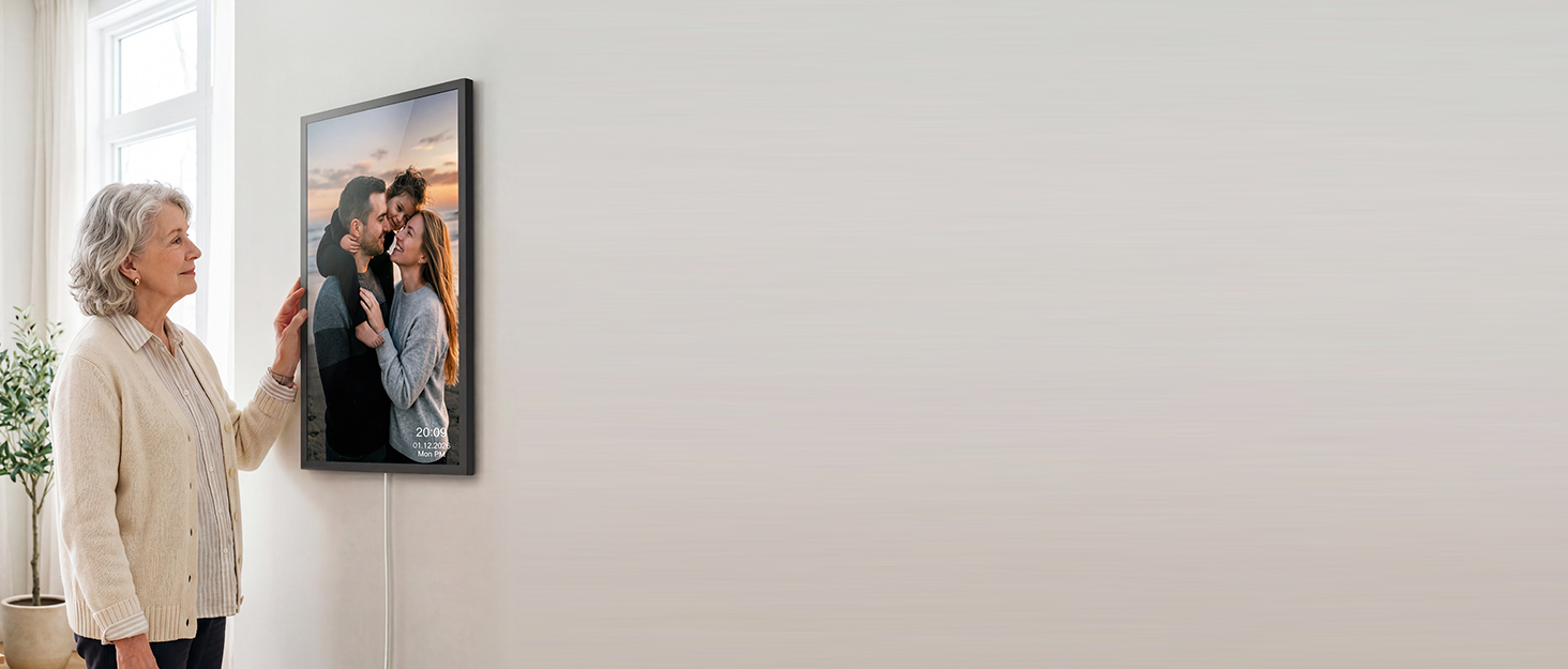 large digital picture frame