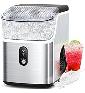 COWSAR Nugget Ice Makers Countertop Soft Chewable Pellet Ice Machine with Auto-Cleaning Function,...