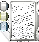 page magnifier with light