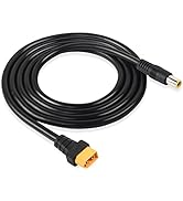 GINTOOYUN DC 8mm to XT60 Power Cable, 5Ft DC7909 7.9mm x 5.5mm Male to XT-60 Male Adapter Cord fo...